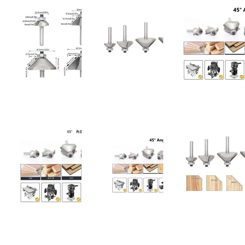 

R9UF 4PCS 45 -градусные касы -точки скирки.