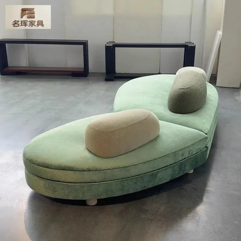 Italian Style Modular Sofa Set for Living Room 2025 New Cobblestone Design Fabric Couch for Small Apartment Love Seat