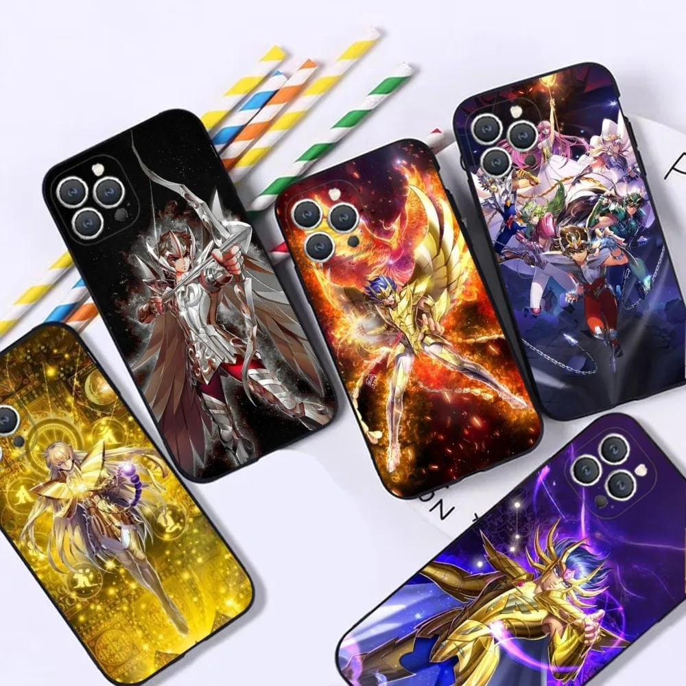 saint seiya k-knights Phone Case For iPhone 16,15,14,13,12,Pro,Max,11,7,8,Plus,XR,XS Max Shockproof Silicone Soft Shell