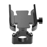 Scooter Phone Holder Aluminum Alloy Rotatable Phone Mount Motorcycle Shock-Proof Phone Mount Anti-Shake Phone Support For