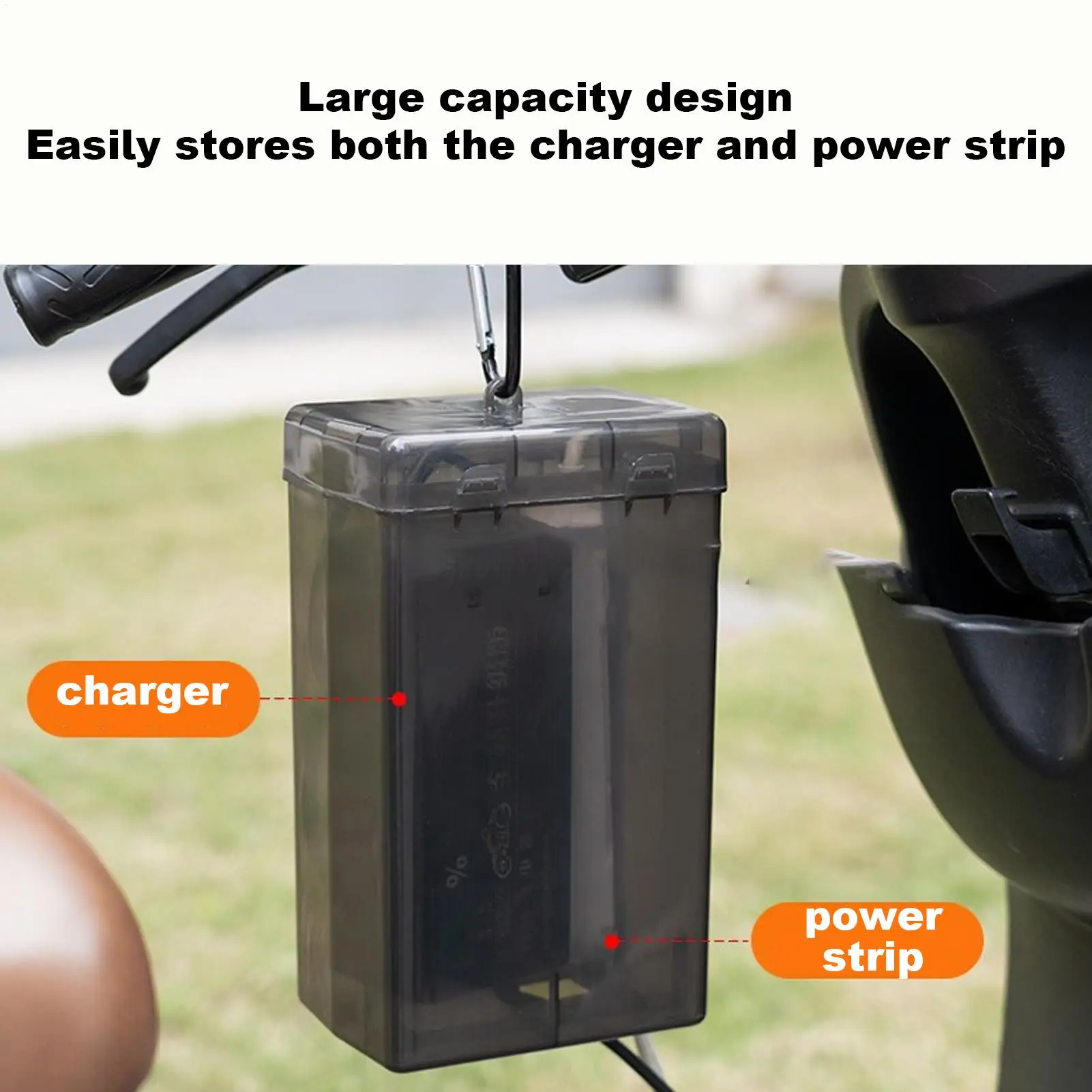 

EV Charger Box UV-Resistant Protective Rainproof Electric Vehicle Charger Holder For All Weather Storage Parking Lot Outside