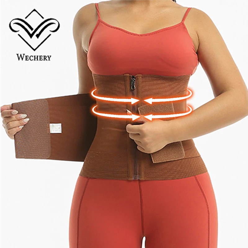 

Firm Waist Trainer Sheath Women Belly Binder Control Belt Tummy Modeling Straps Slimming Body Shaper Girdle Fitness Cinchers