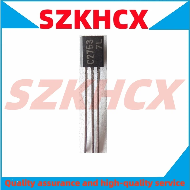 10 PCS/LOT 2SC2753 C2753 TRANSISTOR (Bande VHF ~ UHF APPLICATIONS d'amplificateur à faible bruit) TO-92