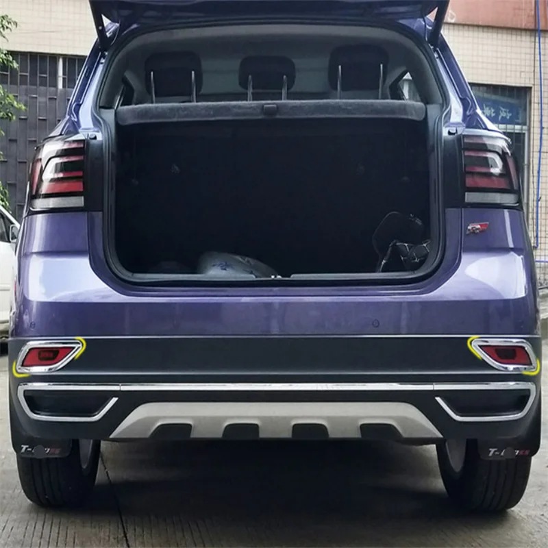 

Для VW Volkswagen T-Cross T Cross 2019-2024 автомобильные хромированные украшения противотуманные фары лампы для век и бровей накладка
