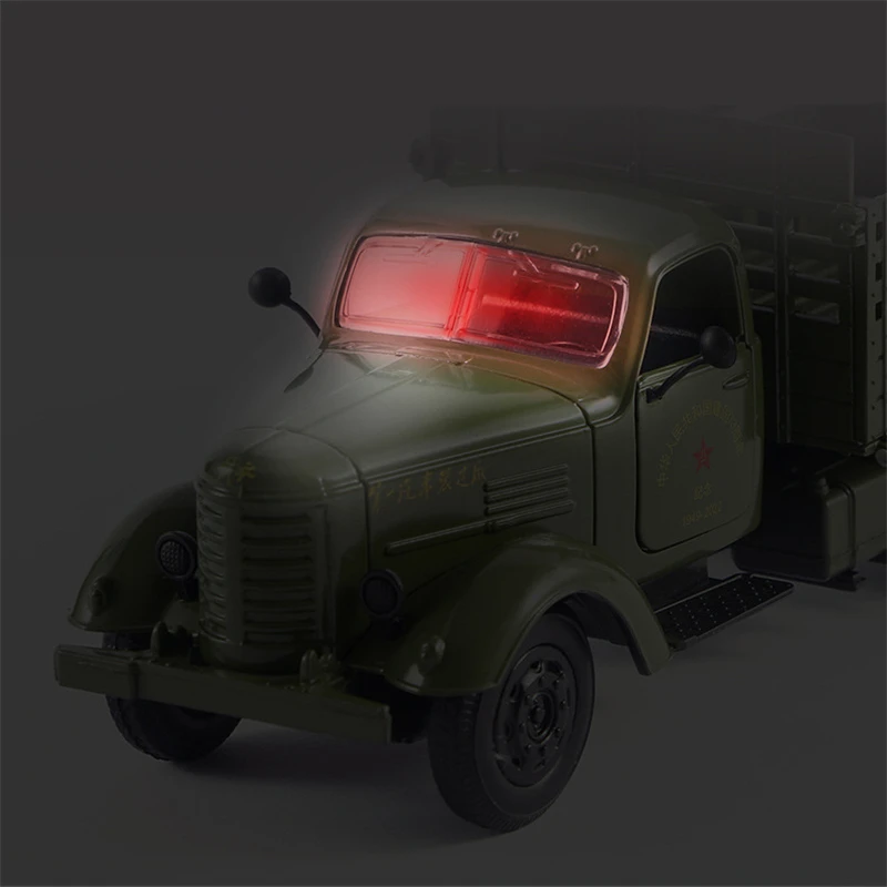 1:32 Jiefang CA30 Alloy Military Transport Truck Car Model Diecast