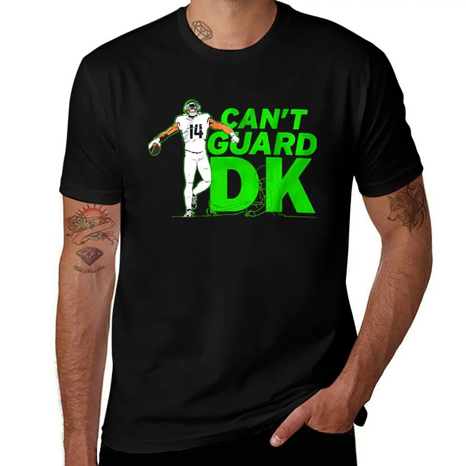 Can't guard DK Metcalf T-Shirt Big Size Crew Neck T-Shirt