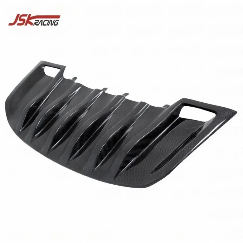 

JSK Style Carbon Fiber Front Diffuser For 2015-2017 Porsche Cayenne 958.2 Car Bumper Lip Spoiler Upgrade