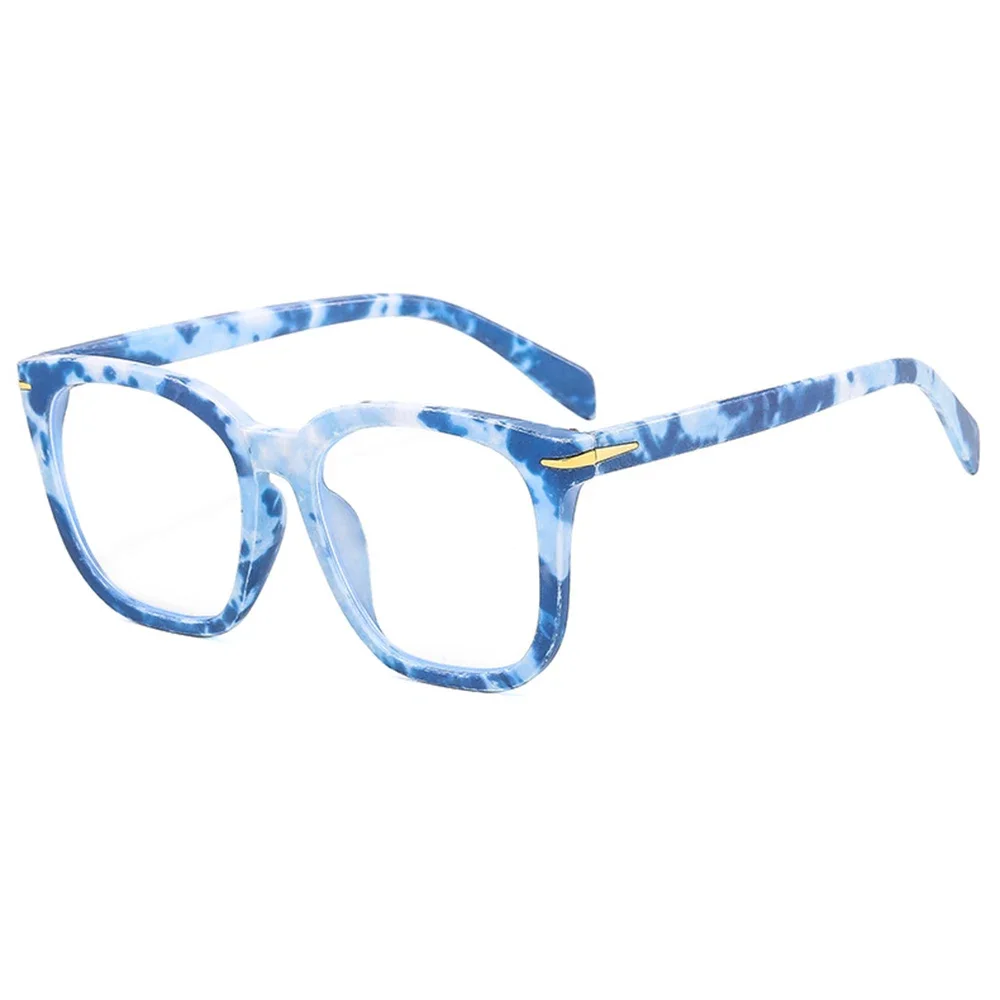 

Blue PC Full-rim Trendy Retro Trapezium Oversized Comfortable Reading Glasses +0.75 To +4