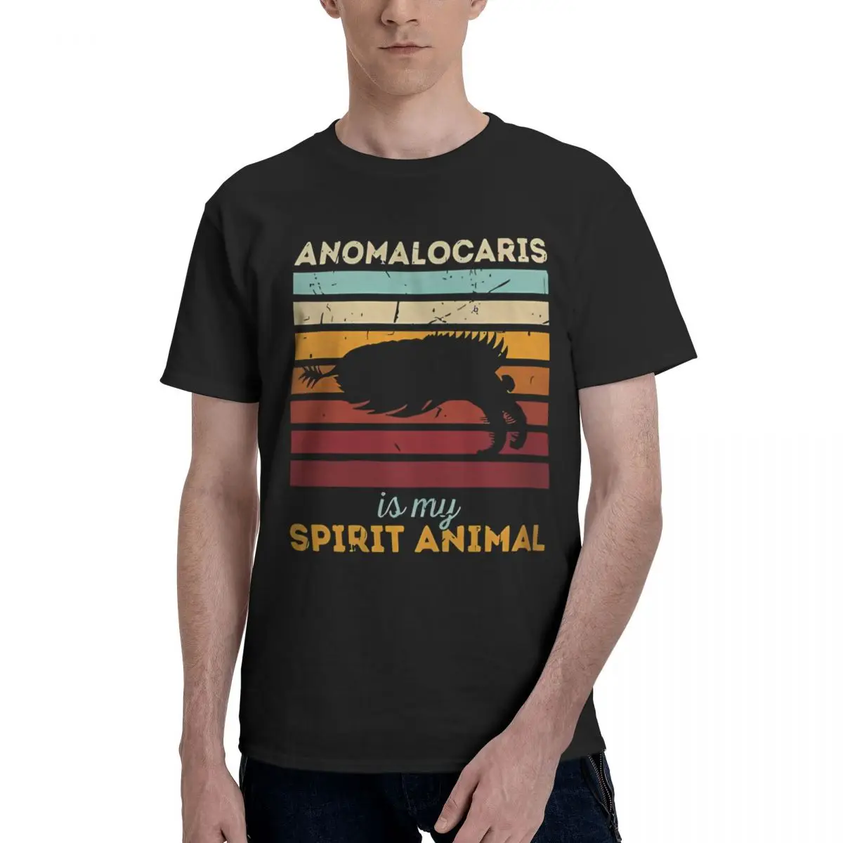 

Anomalocaris Is My Animal Spirit, 100% хлопок, повседневная дышащая удобная футболка, забавная мужская футболка, мужская одежда