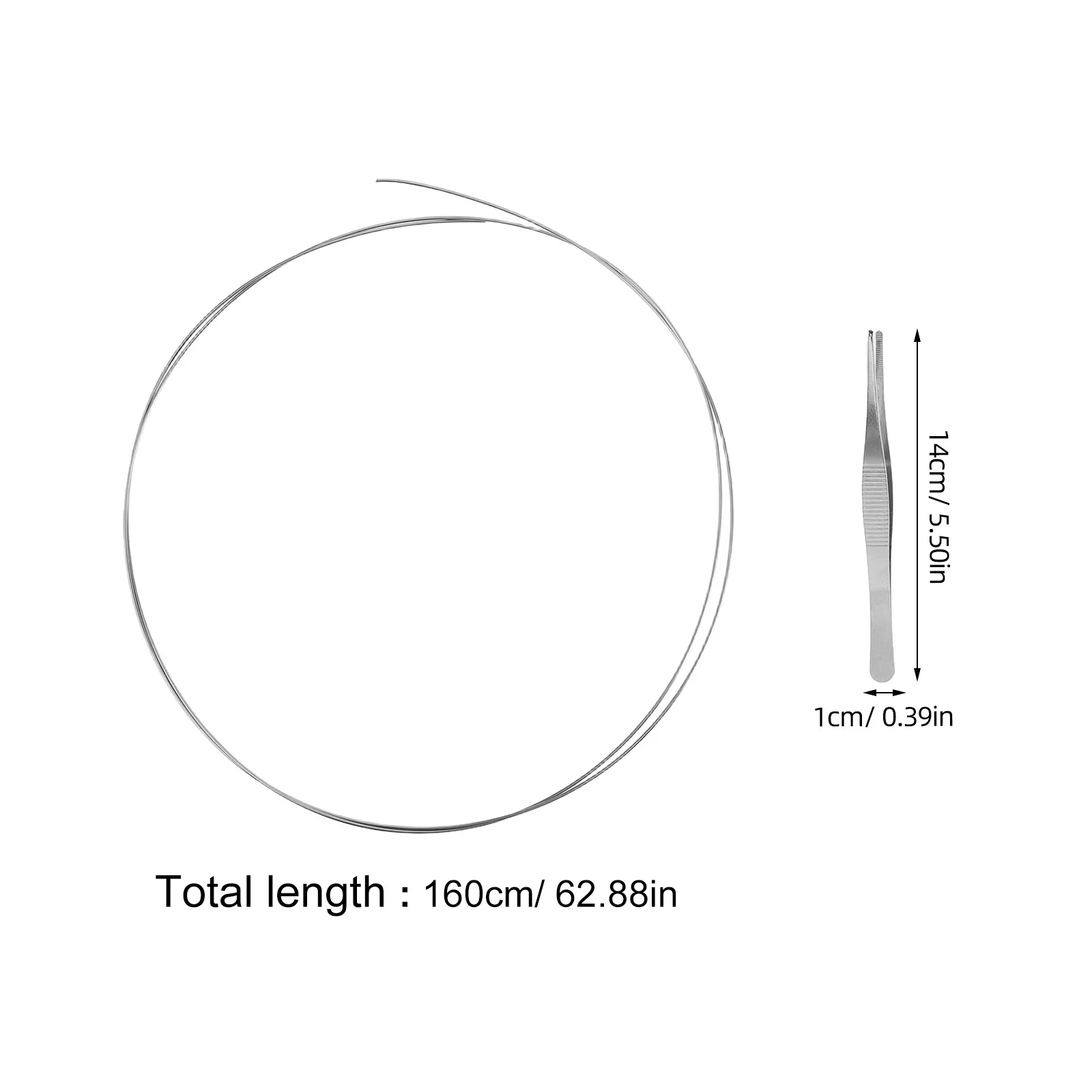 Basketball Net Stringing Rope Stainless Steel Wire Hoop Threading Frame Netting Easy Installation Adjustable Length