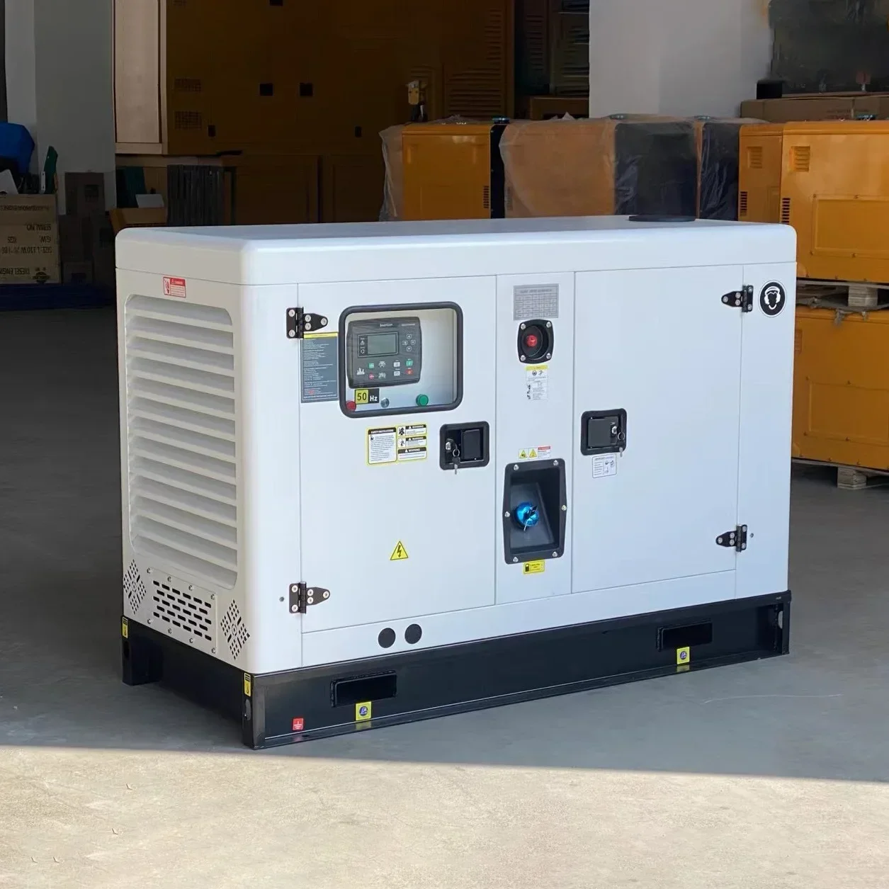 NPC Customisable Power Tech Diesel Generator Water Cooled Home Use Silent White Diesel Generator For Ghana