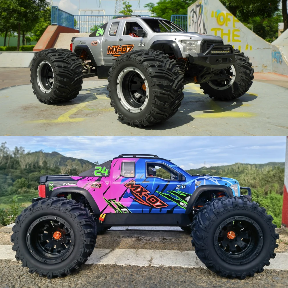 ZD Racing MX07 MX-07 1/7 4WD 8S Brushless MONSTER TRUCK buggy Off-Road RC Electric 80km/h High-speed Racing remote control cars