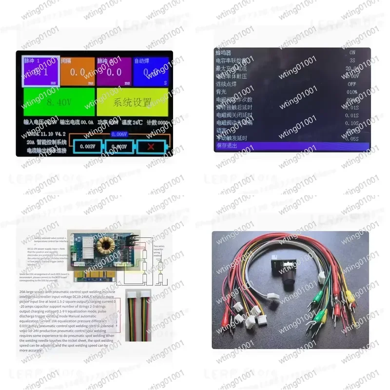 for Lithium Battery Welding Equipment Energy Storage Spot Welder 20A Control Board High Precision Digital Display Adjustable