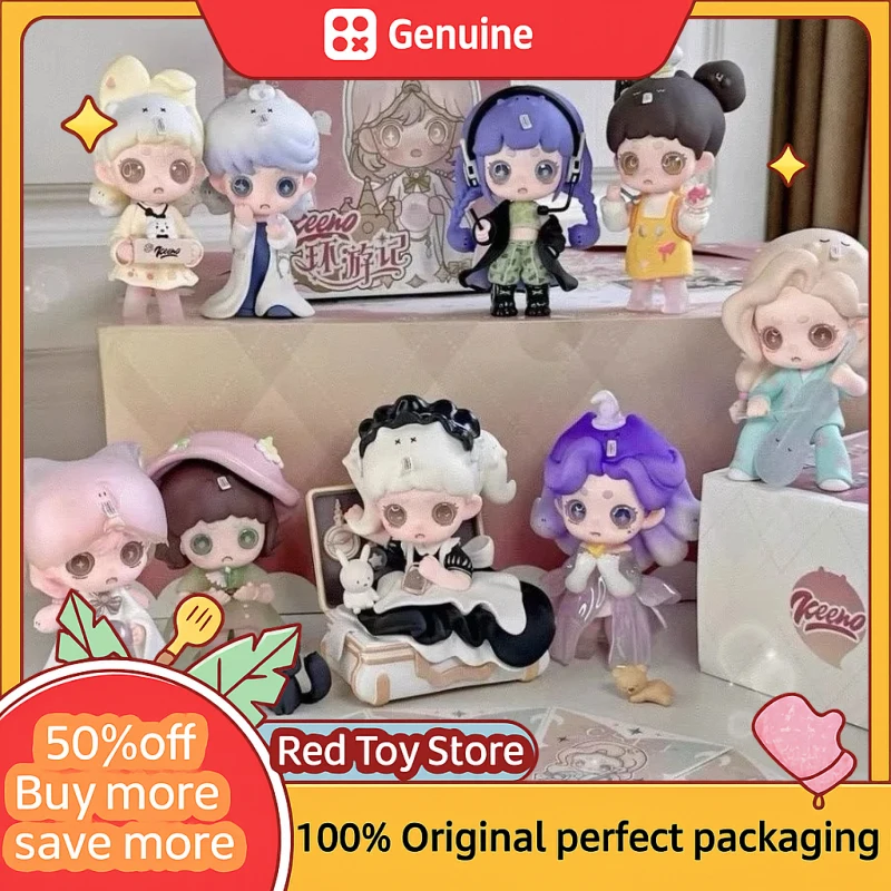 

Новый Ghost Keeno Travel Around The World Series Periplous Mbti Mystery Box Фигурка Коллекционная модель Настольный декор Игрушка в подарок