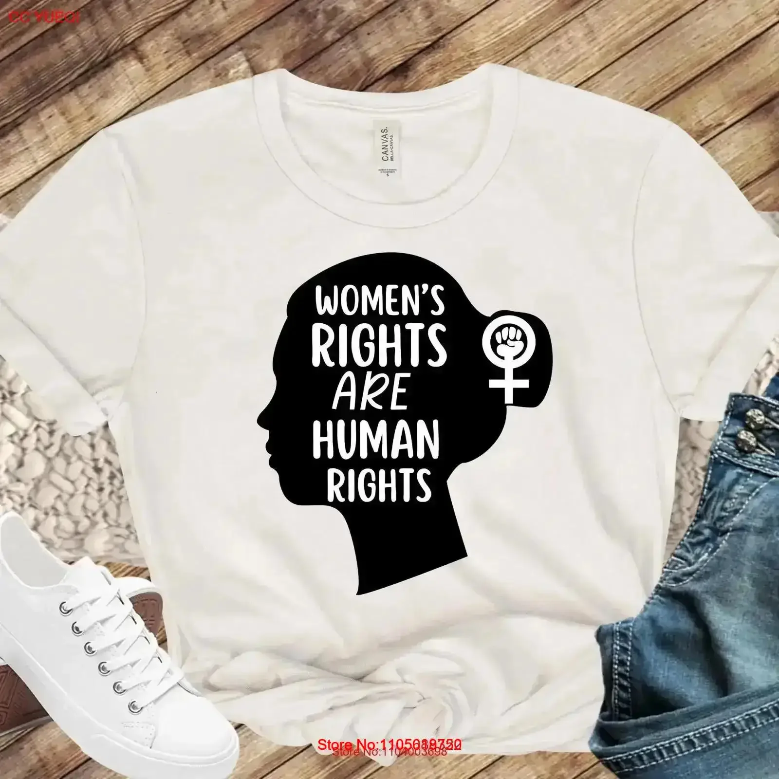 Frauenrechte sind Menschenrechte T-Shirt FeminisT Roe V Wade Activist Our Body Choice Vintage Washed Graphic Stretchy Bequem