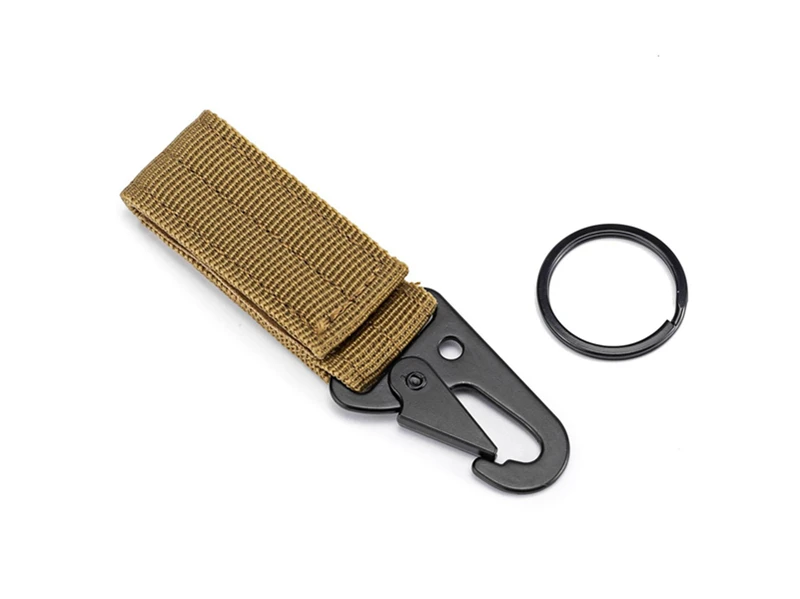 Cinturón para hombre, llavero con hebilla, gancho, soporte para botella de agua, colgador de botella de agua para acampar, hebilla de correas, mosquetón, Clip para cinturón