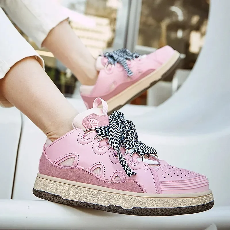 Sneakers for Women Luxury Designer Shoes High Quality Cow Suede Leopard Women Shoes Fashion Sexy Slim Platform Shoe Basket Femme