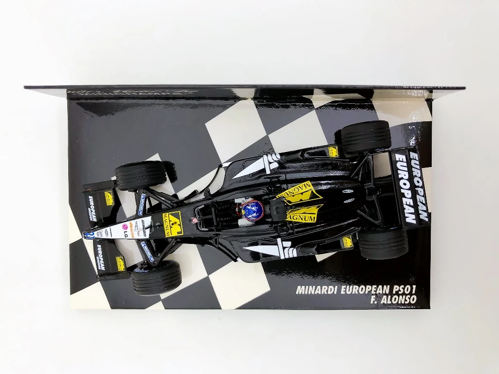 Minichamps 1:43 F1 PS01 2001 Fernando Alonso Simulation Limited Edition Resin Metal Static Car Model Toy Gift