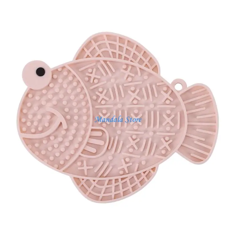 U2JC Silicone AntiSpill Slow Feeder for Dog Cats Suction Cup Base Treats Feeder Reduce Eating Speed for Health Eat Habits
