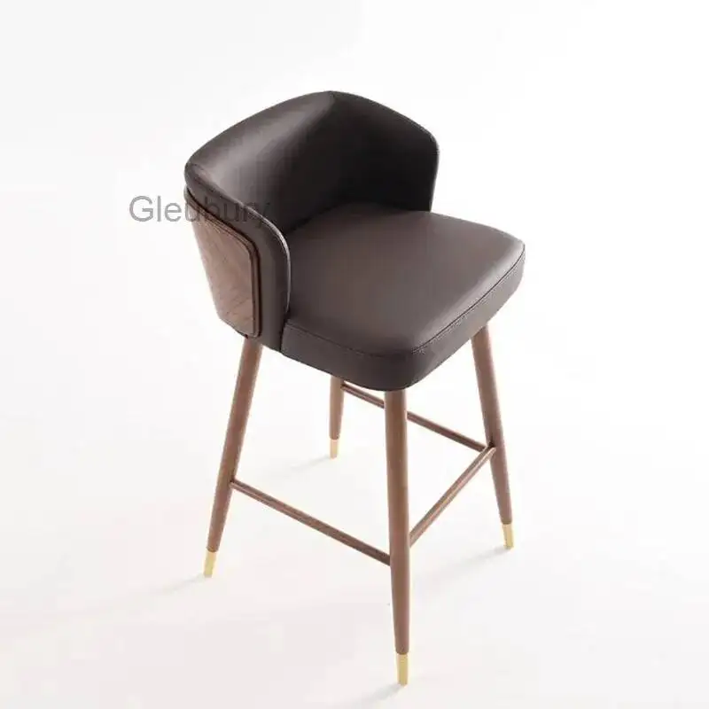

Luxury Minimalist Bar Stools Designer Modern Ergonomic Relaxing Bar Chairs Aesthetic High Chaise De Bar Lounge Suite Furniture