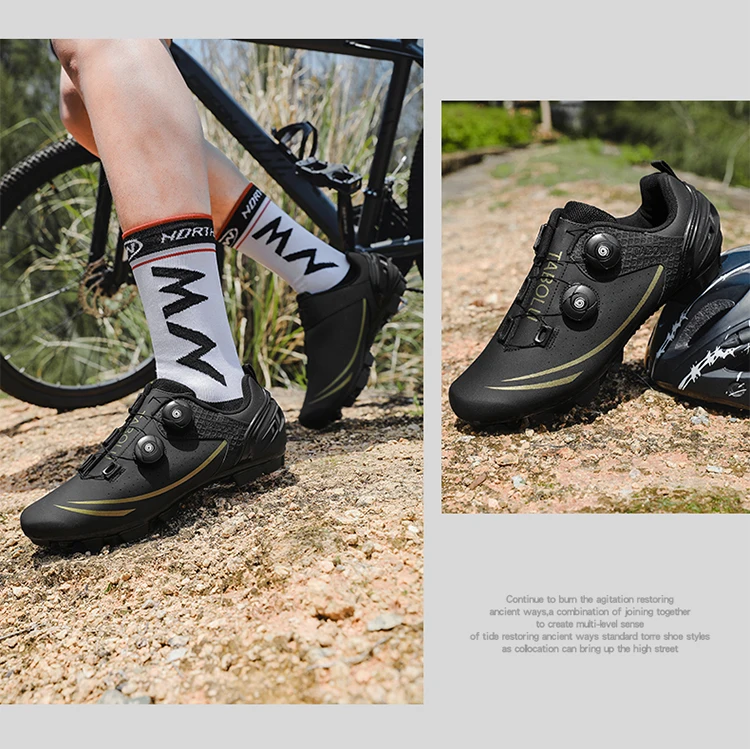Unisex-Fahrradschuhe, atmungsaktive SPD-Rennradschuhe, professionelle MTB-Mountainbike-Schuhe, locklose Trainings-Fahrradschuhe – Detail 38