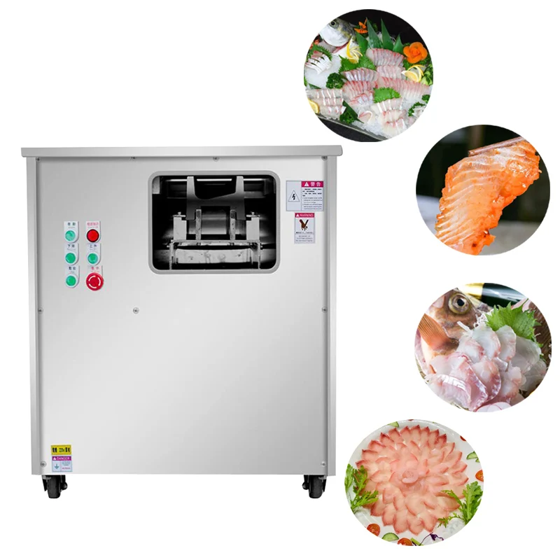 

Stainless Steel Fish Cutting Machine Oblique Cutting Fully Automatic Meat Slicing Machine
