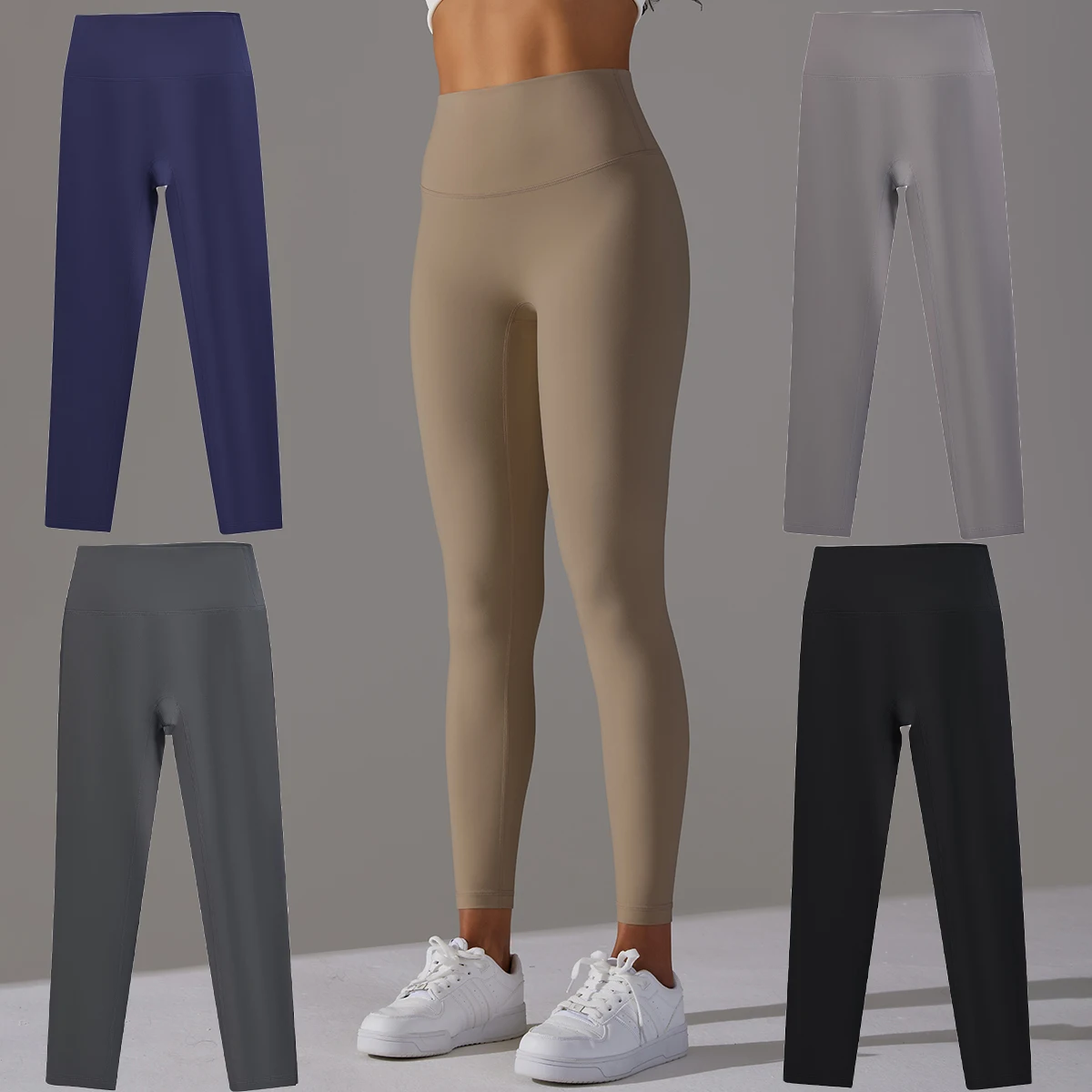 

Thick and Thin Velvet Yoga Pants for Woman High Waist with No Trace Sports Leggings Woman Gym Solid Color Sports Yoga Pants