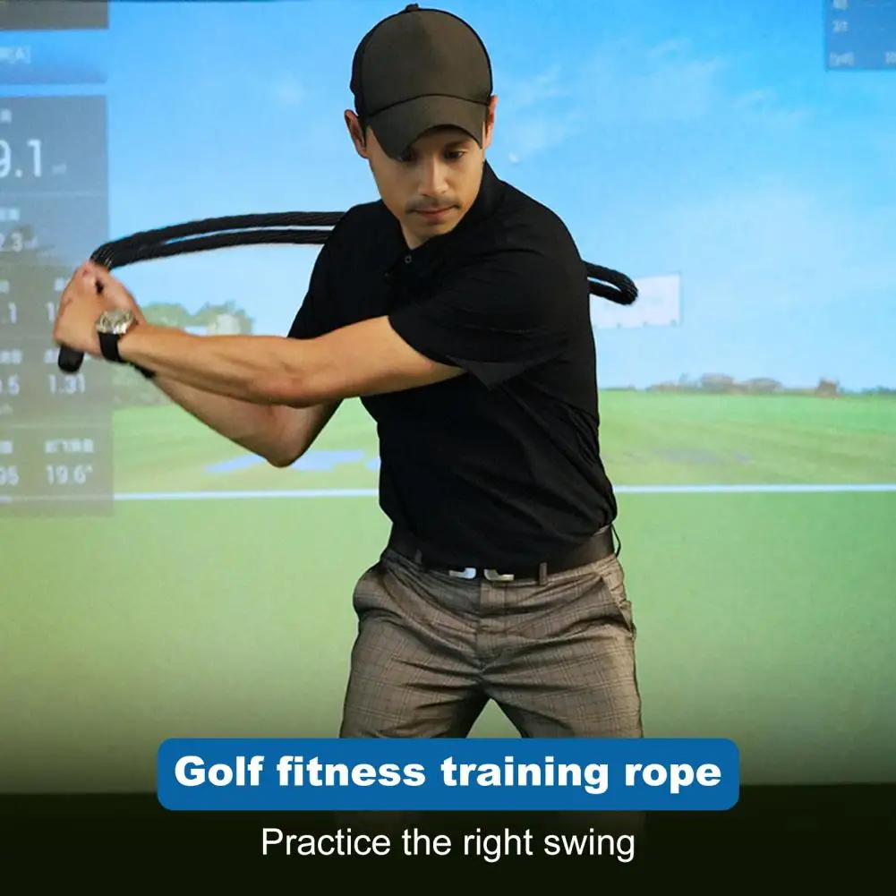 Swing Power Development Tool Golf Rope Swing Trainer for Strengthening Rhythm Control Physical Training for Warm-up for Golfers