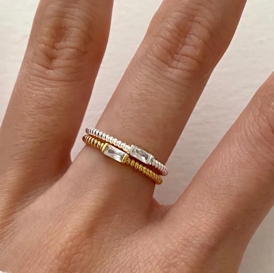 Dating-Ring aus 925er-Sterlingsilber, quadratischer Zirkon, Ringe für Damen, Verlobung, elegante Party-Schmuck-Accessoires, Großhandel mit Schmuck – Detail 4