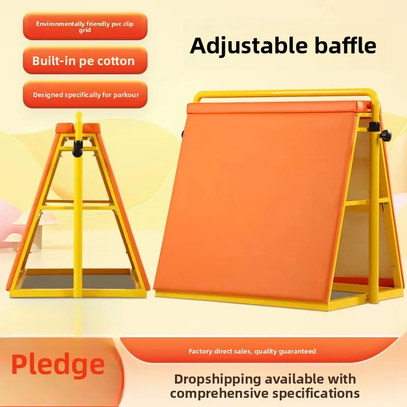 Children Sensory Integration Training Set Youth Fitness Parkour Climbing Bouncing Obstacle Course Tripod for Physical