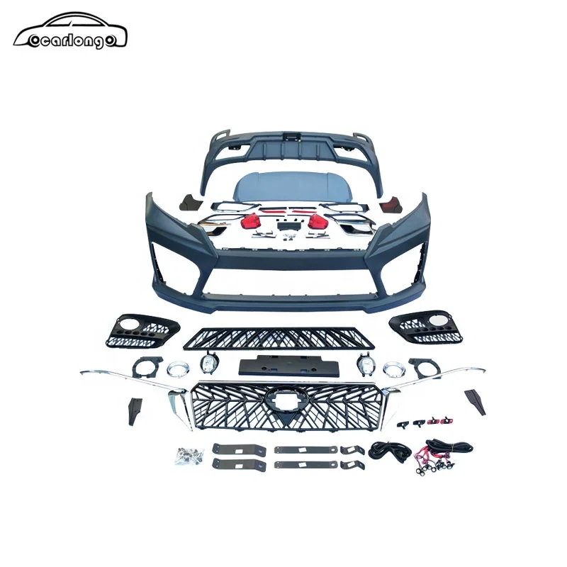 

High Quality Car Bumper for Toyota Prado 2018-2021 Upgrade Elford Style Front Bumper Rear Bumper Assembly