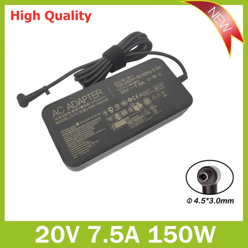 20V 7.5A 150W 4.5*3.0mm ADP-150CH B AC Adapter do laptopa dla Asus TUF GAMING A17 X571L F571G F571L VX60G UX535 zasilacz