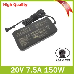 20V 7.5A 150W 4.5*3.0mm ADP-150CH B AC Adapter Laptop Charger for Asus TUF GAMING A17 X571L F571G F571L VX60G UX535 Power Supply