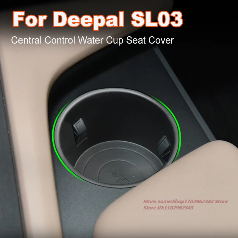 

For Changan Deepal SL03 2022-2025 TPE Central Control Non-Slip Water Cup Seat Cover Car Interior Storage Mat Modified Accessory