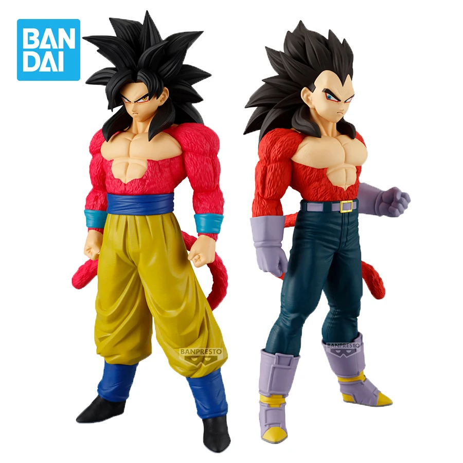 Banpresto Anime Dragon Ball GT Solid Edge Works Super Saiyan 4 Goku Vegeta PVC Action Figures DBZ Figurals Collectible Model Toy