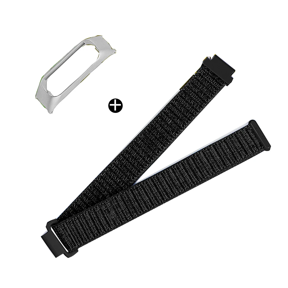 Nylon armband für Samsung Galaxy Fit E Armband mit Uhren rahmen super leichtes Armband Ersatz