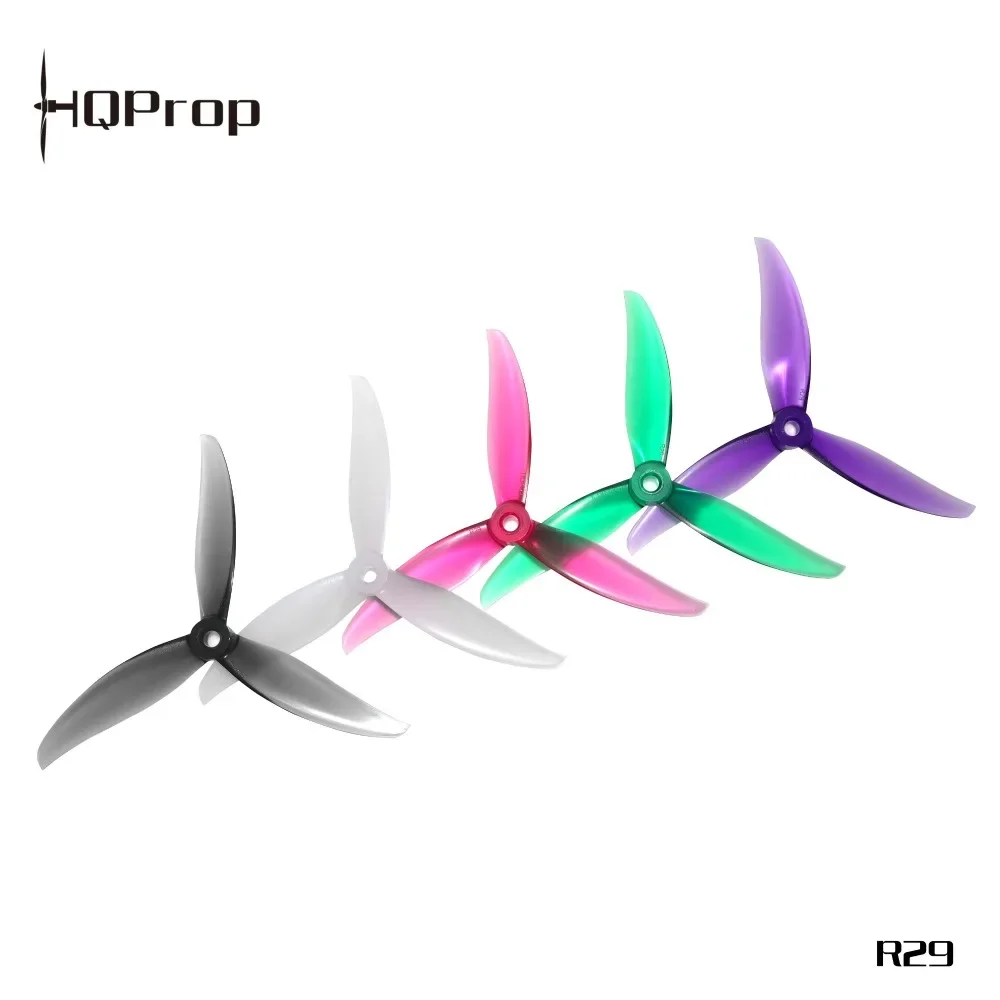 6 Paar HQProp 5129 R29 Propeller 3 Klingen Polycarbonat für FPV Racing RC Drone Quadcopter Multirotor Teil