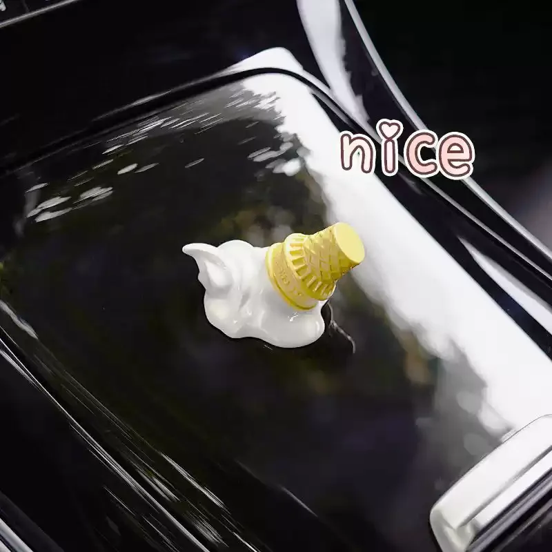 Car mounted pendant equipment, new motorcycle and electric bike accessories, stickers, simulated ice cream