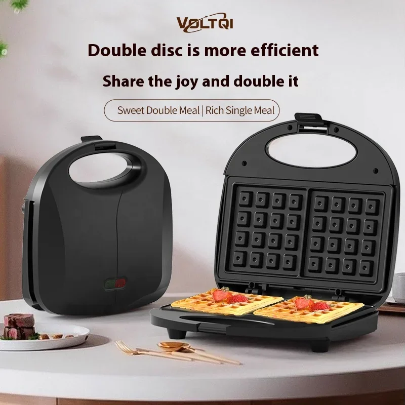 Multifunctional Household Breakfast Machine, Sandwich Maker, Waffle Maker, Toast Grill & Electric Griddle