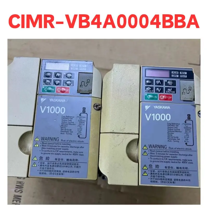 

second-hand inverter CIMR-VB4A0004BBA, function well Tested well and shipped quickly