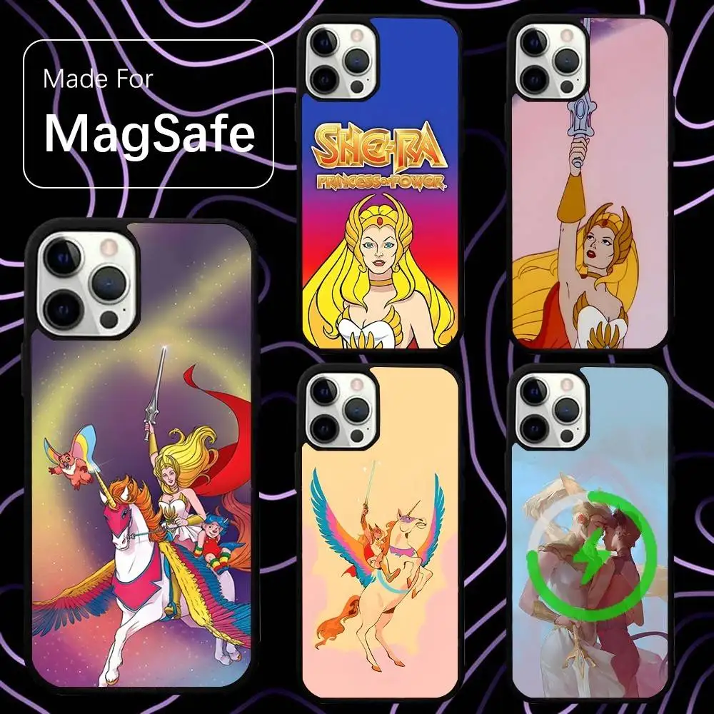 

She Ra Princess Of Power Phone Case For iPhone 16,15,14,13,12,11,Pro,Max,Plus,Mini,SE New Magsafe Magnetic Wireless Charging