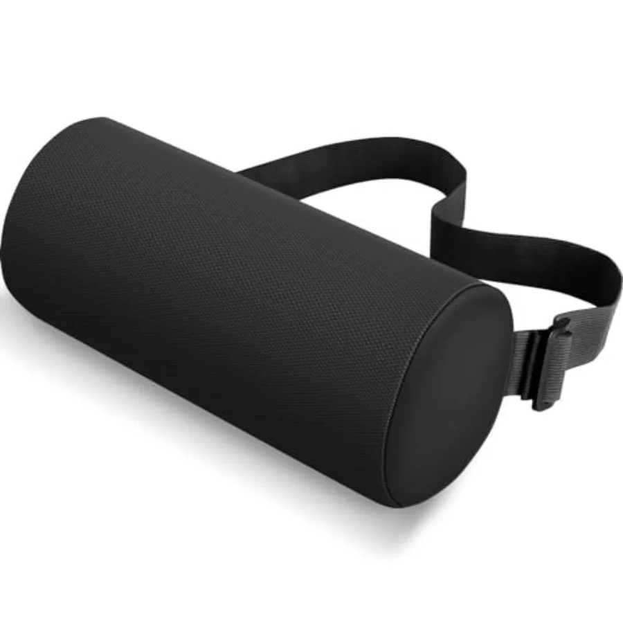 

Lumbar Roll Support Pillow for Office Chair, Car, Gaming Chair, Memory Foam Back Cushion with Washable Cover for Relieving Back