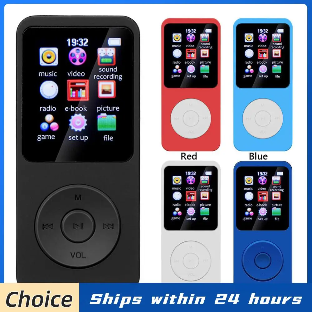 

MP3 Player Built-in Speaker HiFi Lossless Music Player Bluetooth-Compatible5.0 Student Walkman Support FM Radio E-Book Recording