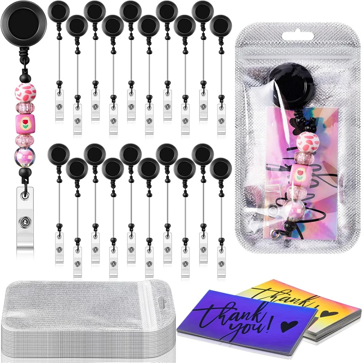 

ADP-набор катушек для значков из бисера, выдвижной держатель с зажимом для ювелирных изделий из бисера, DIY CraftMaking A