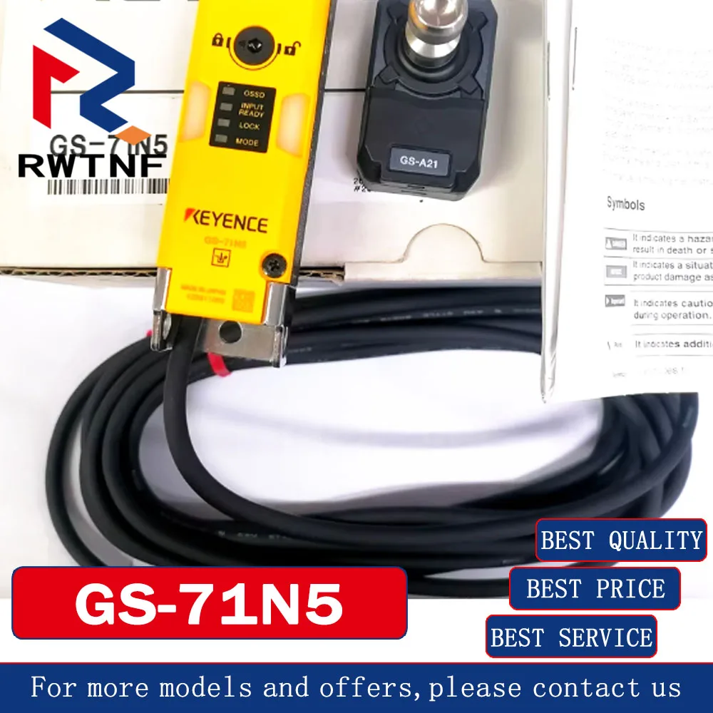 Brand New Genuine GS-71N5 KEYENCE Cable gland type safety door lock switch sensor 100% original，warehouse stock
