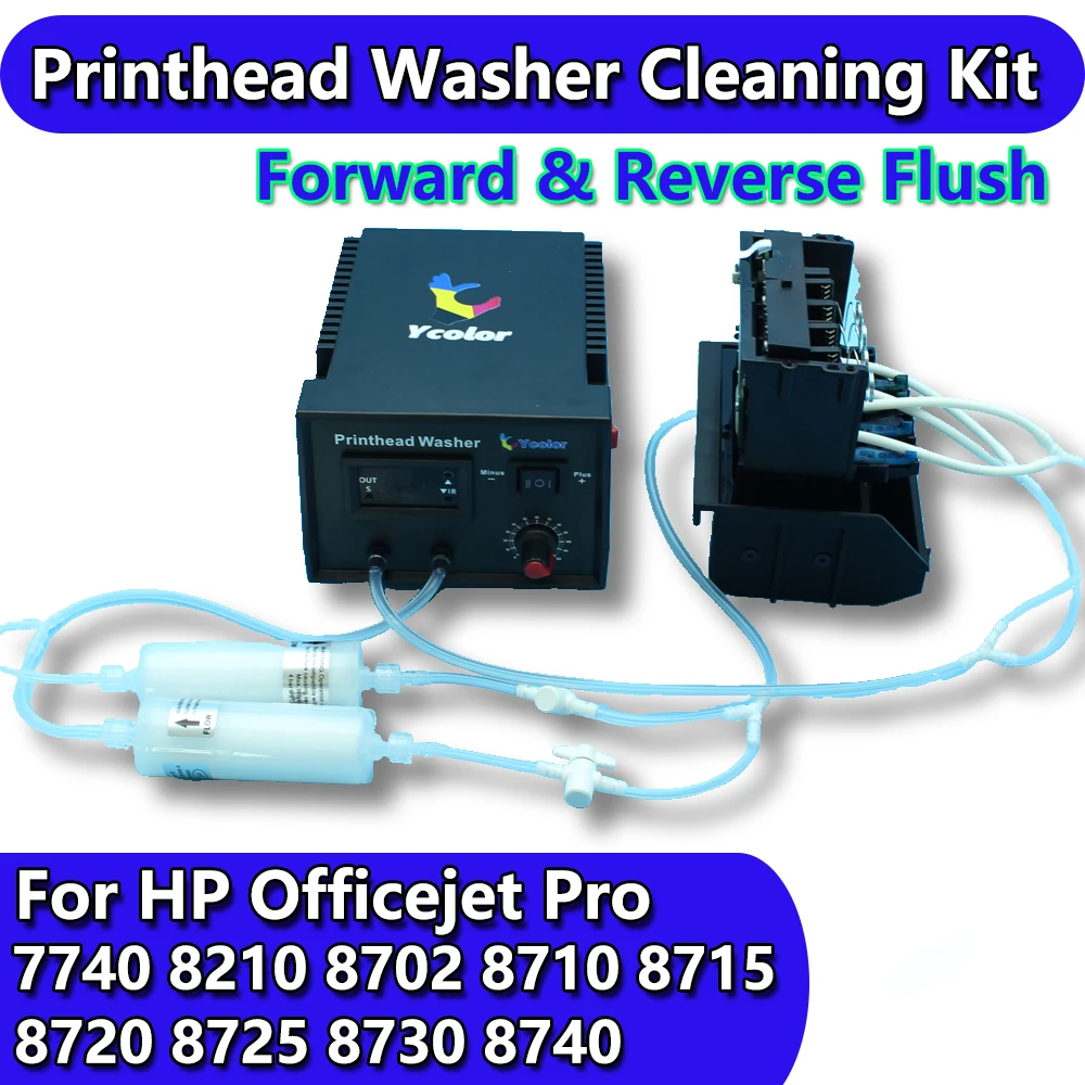 Printhead Cleaning Machine Washer Unclog Clogged Print Head For HP 952 953 954 955 7740 8210 8702 8710 8715 8720 8725 8730 8740