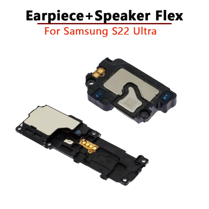 

New Loud Speaker For Samsung Galaxy S22 Ultra 5G S22ultra G908B S908 Bottom Buzzer Ring Ear Speaker Earpiece Flex Cable