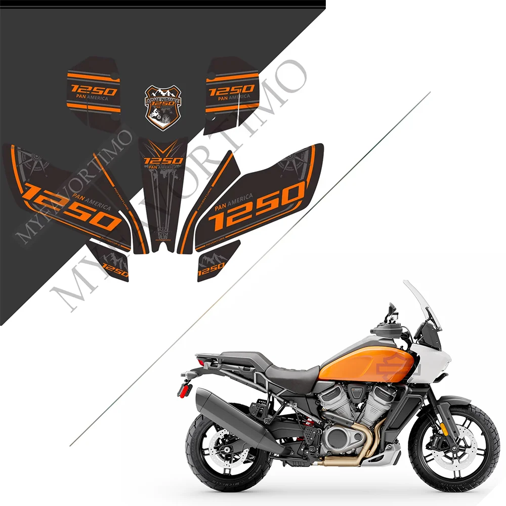 Untuk HARLEY Pan America 1250 stiker petualangan Decal 2020 2021 2022