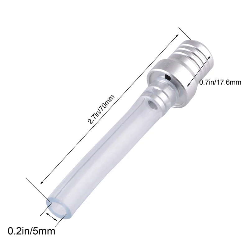 

1PC Motorcycle Gas Fuel Cap 2 Way Valves Vent Breather Hoses Tubes For Motocross ATV Quad Dirt Pit Bike Fuel Tank Breather Pipe