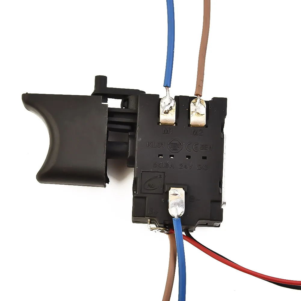 مفتاح مثقاب مقاوم للغبار ، تحكم في السرعة ، زر دفع ، مفتاح لاسلكي ، أجزاء أدوات كهربائية ، DC-24 فولت ، 1